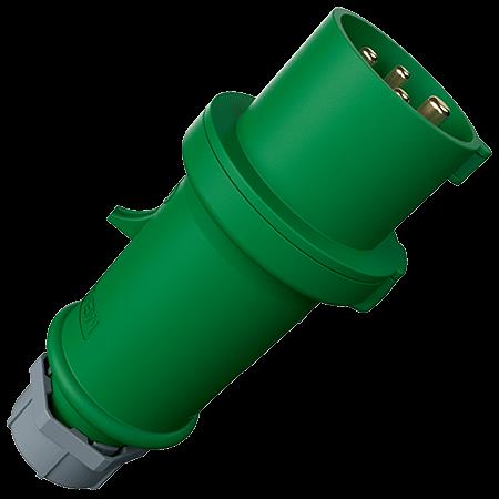 STEKKER PROTOP 32A4P10H>50V GROEN IP44