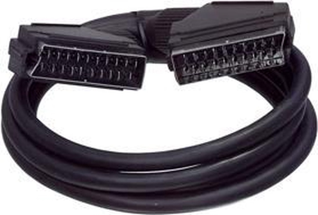 Valueline 21 pins Scart kabel 2.5 meter zwart