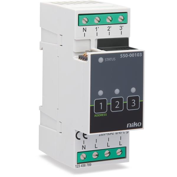 Home Control 3 voudige schakelmodule