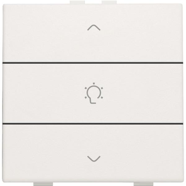 Home Control enkelvoudige bediening dimmer met 3-voudige toets, Original wit