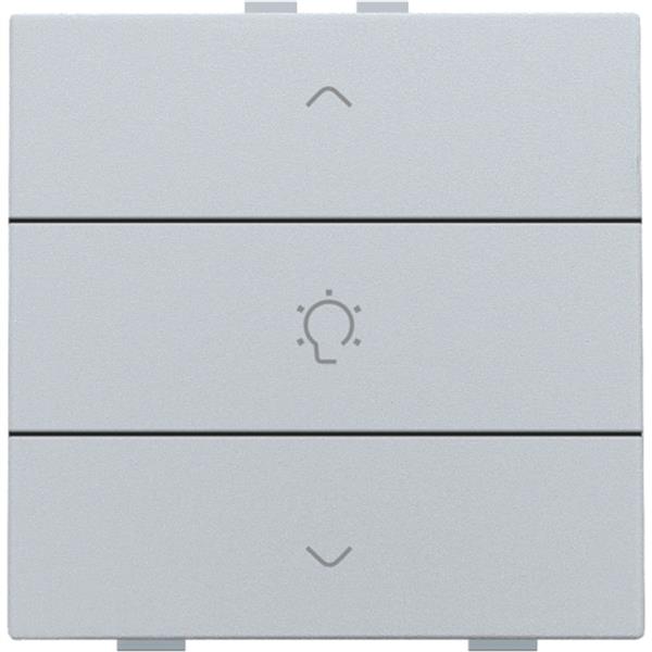 Home Control enkelvoudige bediening dimmer met 3-voudige toets, sterling