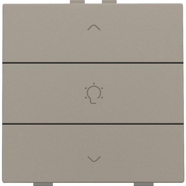 Home Control enkelvoudige bediening dimmer met 3-voudige toets, brons