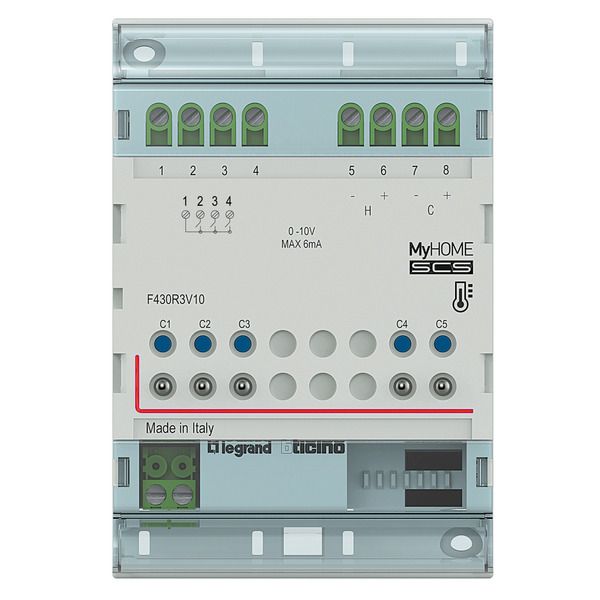 MH - Actuator 3 uitgangen en 2x0-10V voor klilmaatregeling