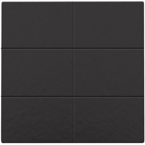 Home Control Drukknop 6-voudig, piano black