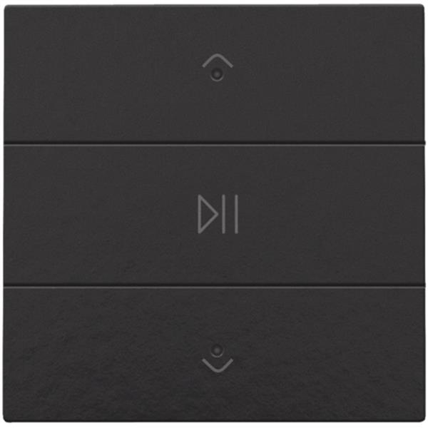 Audiobediening voor Niko Home Control, Bakelite®-look piano black coated