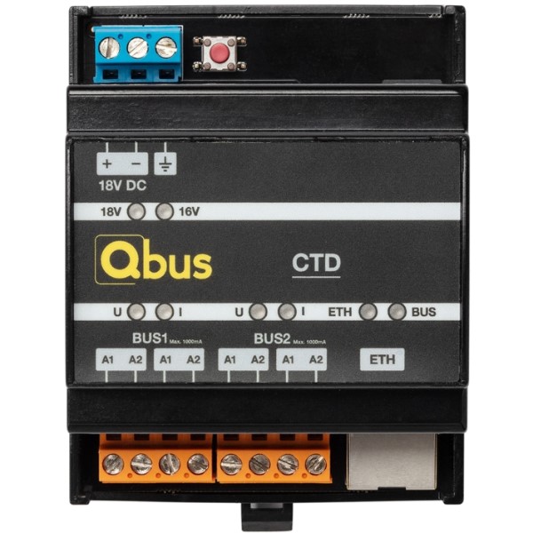 Controller voor 40 Qbus modules (uitbreidbaar) incl. voeding en Qbuscloud