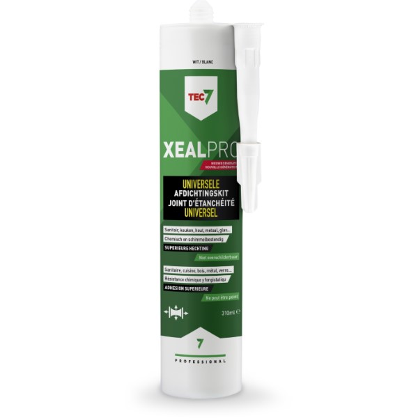 XealPro - afdichtings- en afwerkingskit - RAL9005 gitzwart - patroon 310ml