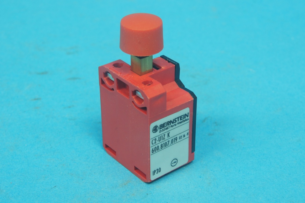 Bernstein C2-UIZ K 6008107019 plastic bodied limit switch 240 VAC 3A 1 NO and 1 NC contacts (No box)