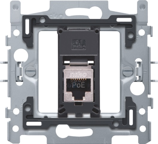 1 RJ45 STP CAT6 POE, 60x71, CLAW