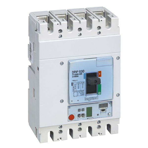 Aut. DPX³ 630 4P 250A 70kA met meting - elektronisch S10