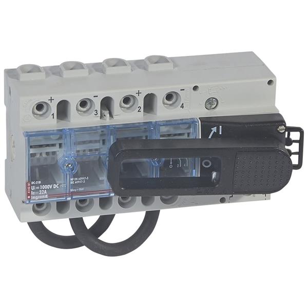 Modulaire overspanningsbeveiliger - bliksembeveiliging - T1 -1P+N-25 en 35kA - 1.5kV - Uc 350V - 4 modules