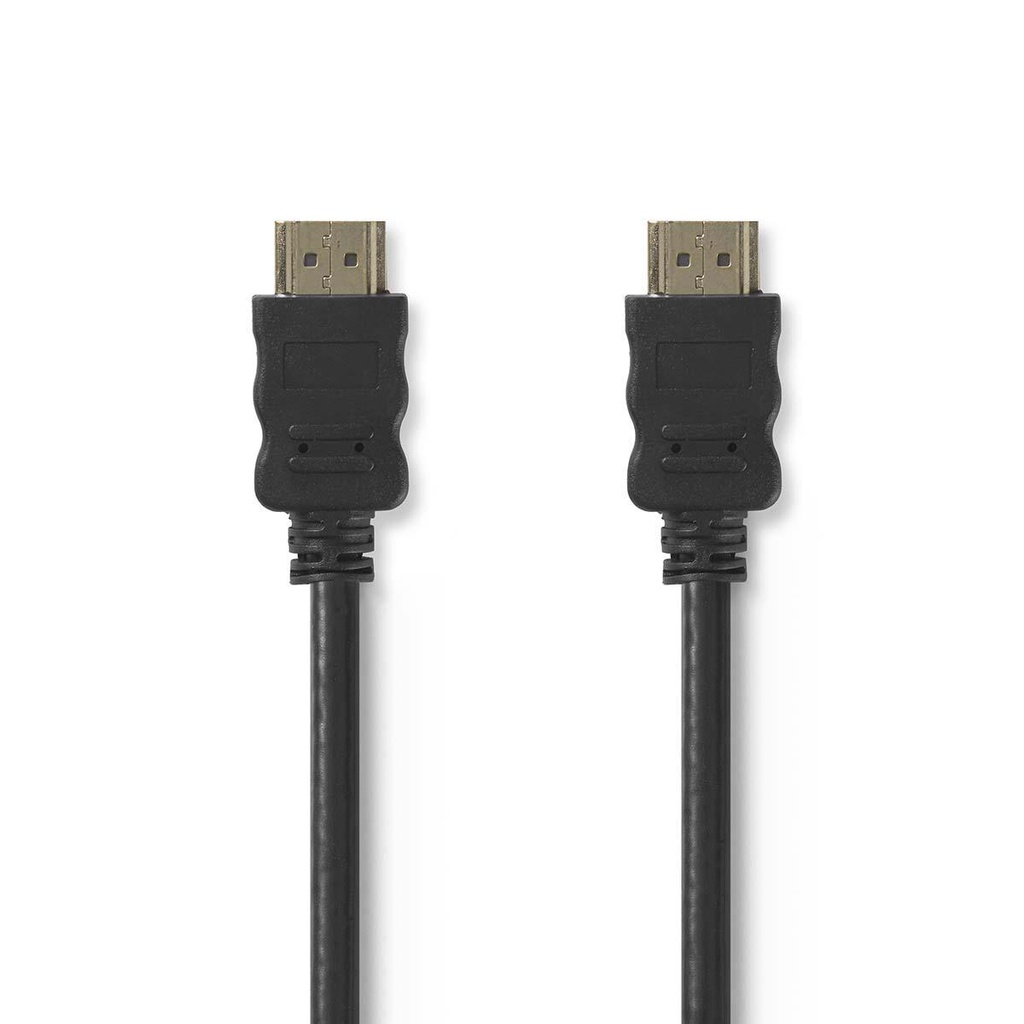 HDMI Connector | 4K@30Hz | 10.2 Gbps | 5.00 m | Rond | PVC | Zwart