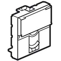 Toets Mosaic RJ45 Infra + 2 modules - enkel