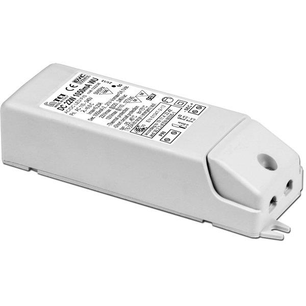 Driver DC 12W 700MA WU Direct current not dimmable electronic driver, Pri: 110-127 VAC/110-240 VAC 50/60 Hz 0.23A, Sec: 12W max 700 mA (C.C)(2-18.5 VDC out, V out max: 21VDC)