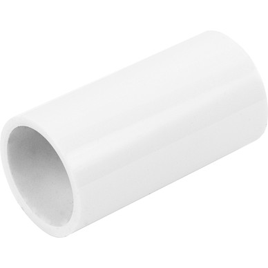 Falcon Trunking PCO20PCW PVC conduit coupler 20mm stright - white (lot of 40 pieces)