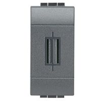 Zekeringhouder Living voor zekeringen 5 x 20 en 6,3 x 32 maximum - 250 V - 10 A - 1 module