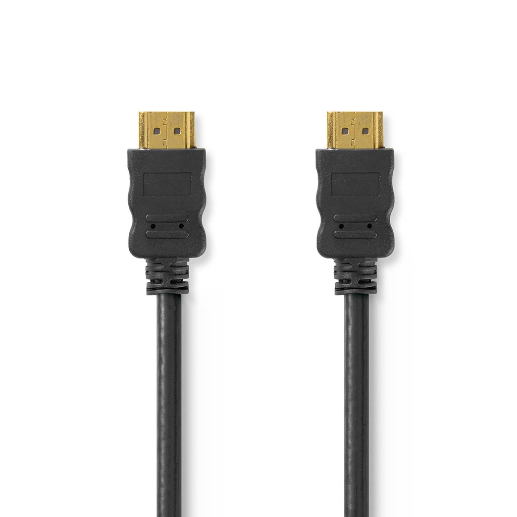 HDMI Connector | 4K@30Hz | 10.2 Gbps | 1.00 m | Rond | PVC | Zwart