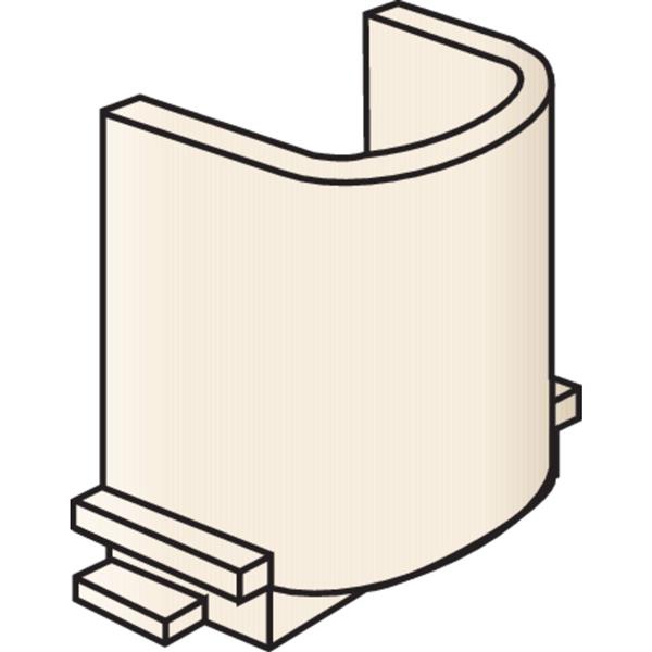 Buisingang voor M20, opbouw, EL20 crème