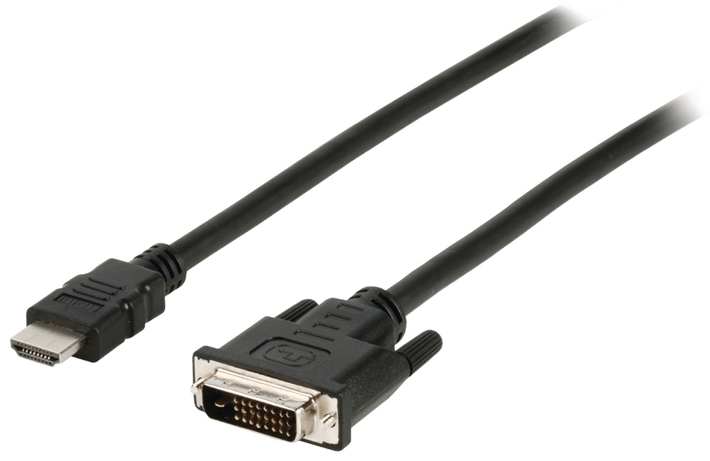 High Speed HDMI Kabel HDMI-Connector - DVI-D 24+1-Pins Male 5 m Zwart