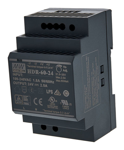 Driver DIN-Rail 60W 24VDC Modulair