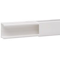 DLP lijst 40 x 25 mm - wit - lengte 2,1 meter - geleverd met met deksel - met beschermingsfilm