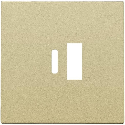 [221-68002] Afwerkingsset voor dubbele smart USB-A en USB-C-lader, alu gold coated