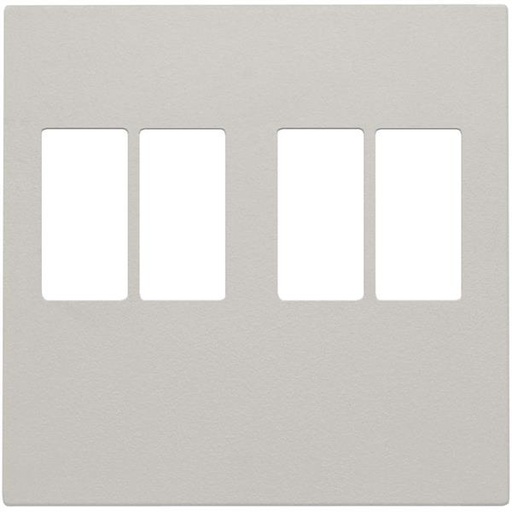 [102-69701] Afwerkingsset voor tweevoudige luidsprekeraansluiting, light grey