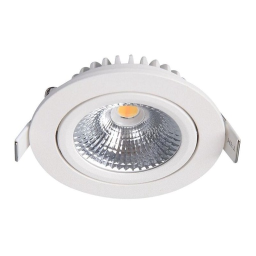 [DD-12110-830-34-N-W] Recessed downlight - Mini Wave Serie - 3000K - 8w - 987 lumen -beam angle 34° - dimensions: cut: 74 fin: 80 h: 53 - L80