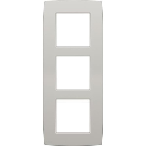 [102-76300] Drievoudige afdekplaat met 60 mm verticale centerafstand Niko Original light grey