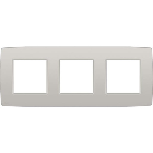 [102-76700] Drievoudige afdekplaat met 71 mm centerafstand Niko Original light grey