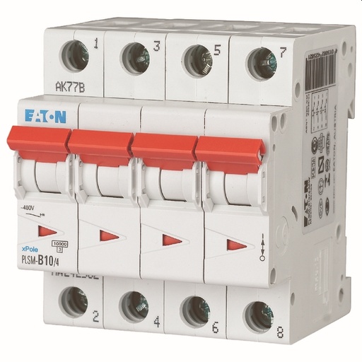 [242608] Automaat 4P 10A 10kA C (PLSM-C10/4-MW)