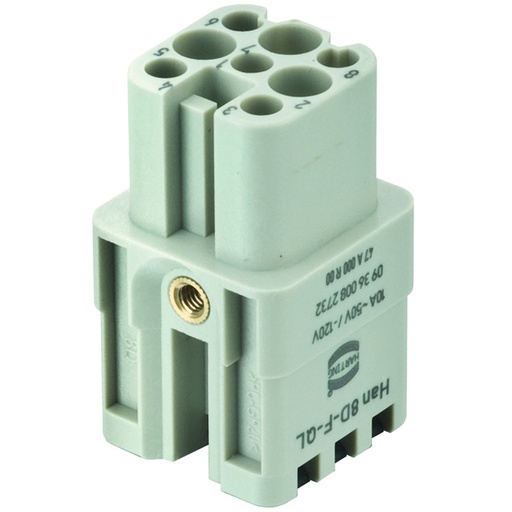 [09360082732] Han 8D-F Quick Lock 0,3 - 1,5mm²