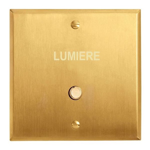 [AR67292] ART verlichting drukknop Lumière mémoire Geborsteld goud