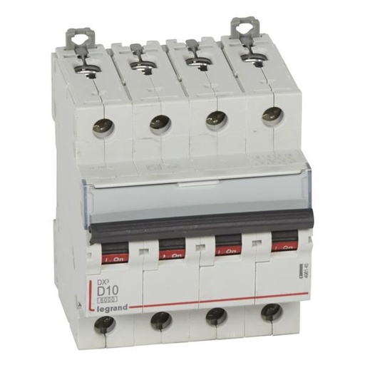 [408145] Automaat DX³ 6000A/10kA 4P D10 400V 4 modules