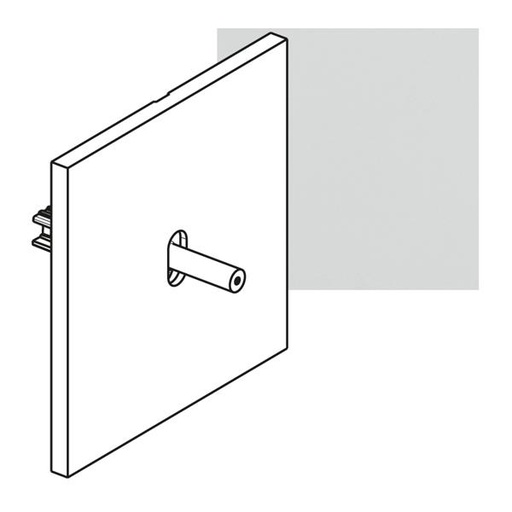 [AR67907] ART wissel verlicht 10A - épure Satijn wit