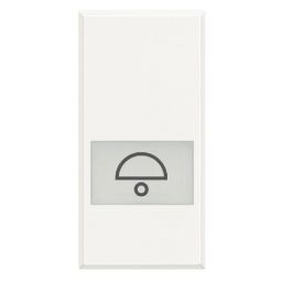 [HD4921LD] AXOLUTE - TOETS MET SYMBOOL BEL 1 MODULE - WIT