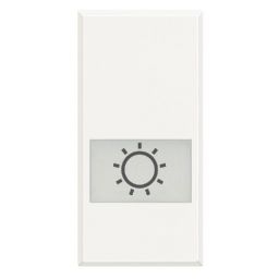 [HD4921LA] AXOLUTE - TOETS MET SYMBOOL LAMP 1 MODULE - WIT