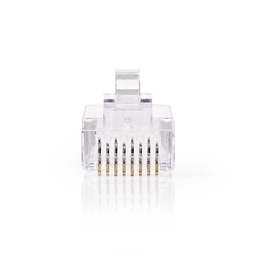 [CCGB89304TP] Cat 6 Netwerkconnector | RJ45 (8P8C) Male - 10 Stuks | Transparant