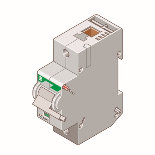 [212061] Arbeidsstroom afschakelspoel AZ-XAA(12-60VAC) - 12-110 VAC / 12-60 VDC (AZ-XAA(12-60VAC))