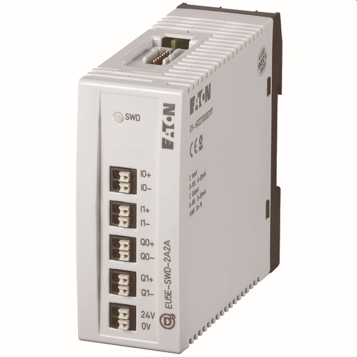 [144063] SW-DT 2 analoog in, 2 analog uit (0-10V, 0-20mA) (EU5E-SWD-2A2A)