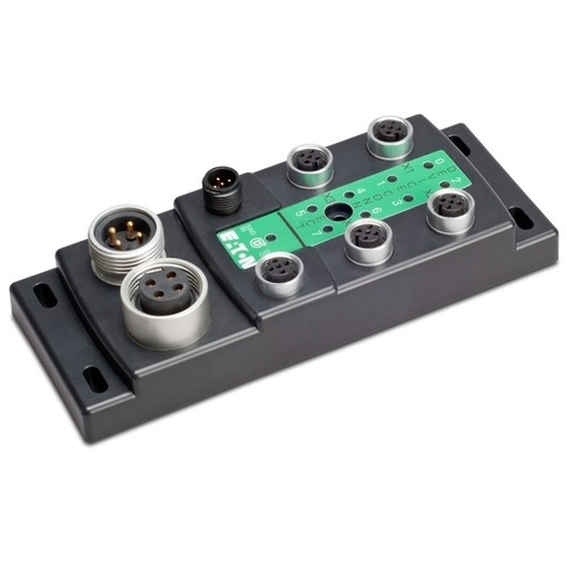 [183268] SWD I/O-module IP69K, 24 V DC, 4 uitgangen met separate voeding, 4 I/O-bussen M1