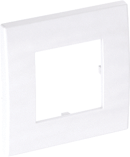 [418034] Afdekraam voor modulehouder 45 x 45 mm, zuiver wit (geschikt voor Legrand)