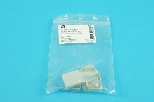 [629867-B] GE 629867 EK002.400.100 endcap EK4/16 for 4-phase busbars 10 and 16 mm² (set of 4)