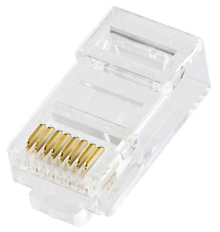 [TWP8P8CR100] RJ45 Cat 5e Unshielded connector (100 stuks)