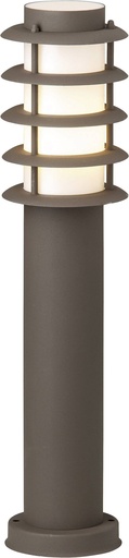 [46884/55-B] Outdoor Post Lamp IP44 1xE27 20W - Rust Colour