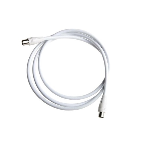 [ABI-PC1006S01] Breedband IEC coax aansluitsnoer voor TV, video en radio - 1,5m