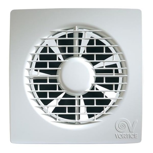 [11131V] Ventilator axiaal zonder timer voor rechtstreekse afvoer via muur of plafond