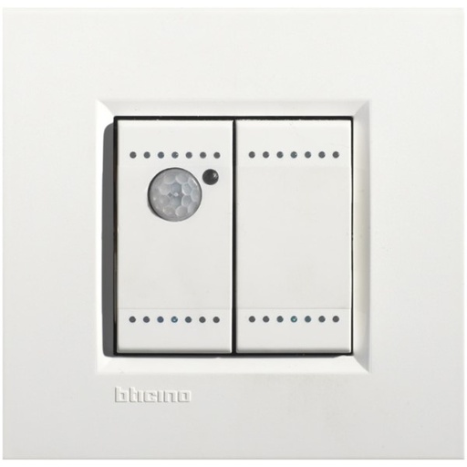 [SWC04M/N] Schakelaar-Bewegingsdetector 3-toets serie Bticino Living.Light-White RGB