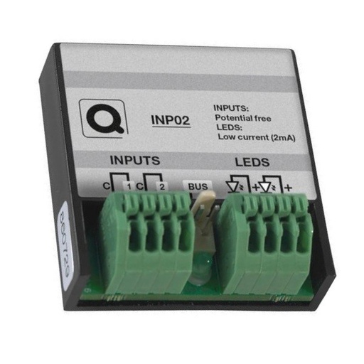 [INP02] Input module (2x external - 0 Volt)