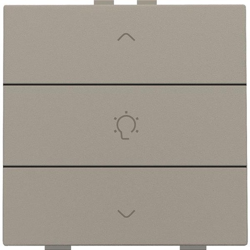 [123-51043] Home Control enkelvoudige bediening dimmer met 3-voudige toets, brons